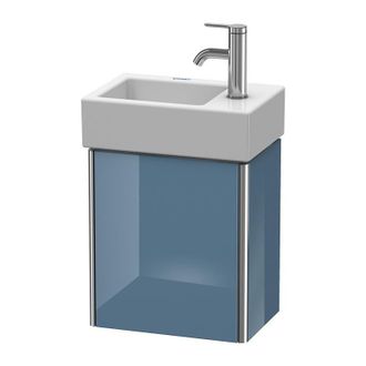 Duravit Duravit Xsquare Vanity Unidad De Pared 36.4x24.0 Cm, 1 Puerta, Colgado A La Izquierda, Para El Lavabo Vero Air 072438, Color (frente/cuerpo): Laca De 