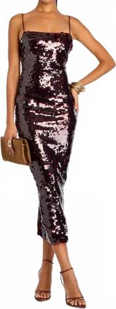 Retrof&ecirc;te Alana Dress In Port