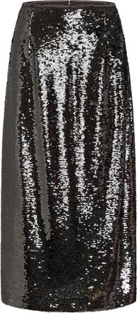 Marie Oliver Wray Midi Skirt In Platinum