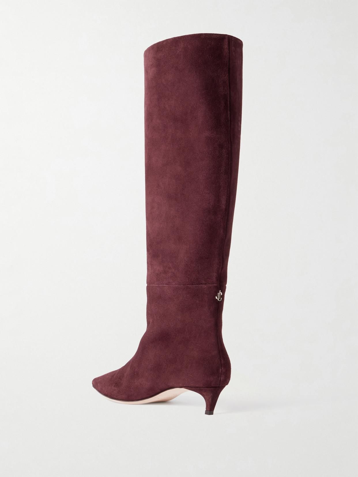 Bottines Femme Plateforme 12cm Talon Bloc - Synthétique Bout Rond Fermeture Éclair