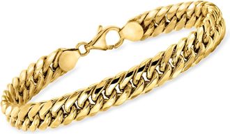 Ross-Simons Italian 10kt Yellow Gold Cuban-Link Bracelet