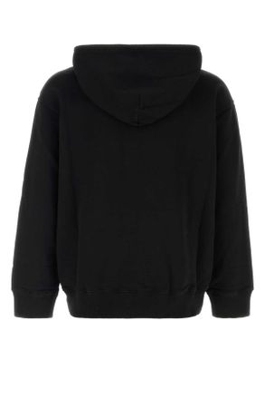 Maison Margiela Mens Black Cotton Sweatshirt 900 Exterior: Felpe Sweater