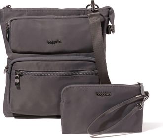 Baggallini Womens Nolita Crossbody Bag with RFID Wristlet