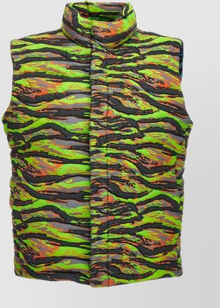 ERL quilted high collar sleeveless vest