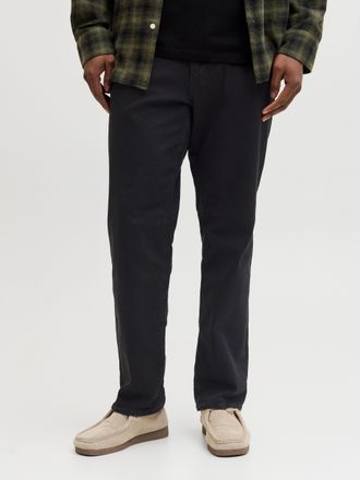 Jack & Jones Plus Size Slim-fit-Jeans JJIGLENN JJORIGINAL MF 071 NOOS PLS, Herren, Gr. 44, L&auml;nge 32, schwarz denim, Denim/Jeans, Obermaterial: 76% Baumwolle, 22% Polyester, 