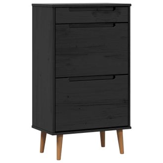 vidaXL Armario Zapatero Molde 59,5 X 35 X 103 Cm Madera De Pino Maciza Vidaxl