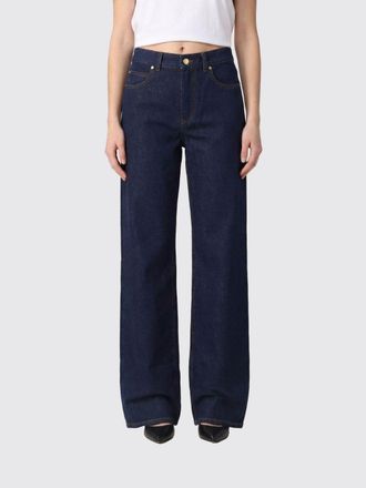 Fendi Jeans a gamba larga Fendi in denim di cotone