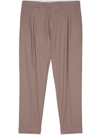 Dell'Oglio Robert tailored trousers - Brown