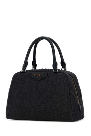 Givenchy Womens Dark Blue Denim Antigona East West Handbag Indigoblue Borse A Mano