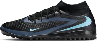 Nike Mens Phantom 6 High Academy Turf Soccer Shoes in Black | HQ2277-003