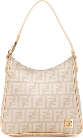 Fendi Pre-owned Fendi Zucca Canvas Shoulder Bag Ladies 2415 8BR068 038