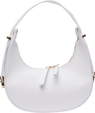 Isabella Rhea Wit Rundleer Tas