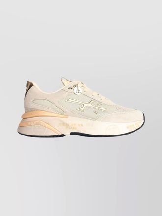 Premiata leather low-top sneakers