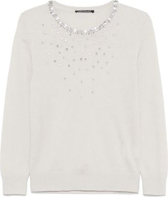 Luisa Cerano Maglione con strass - Toni neutri