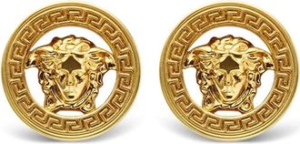 Versace Gouden Vlindersluiting Sieraden Gemaakt in Itali&euml; - Dames - Oorbellen - Geel - ONE Size - Accessoires