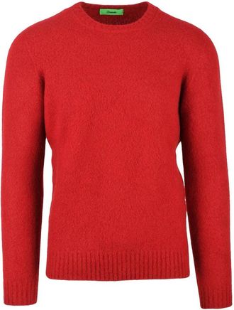 Drumohr Wool Crew Neck Pullover - Red