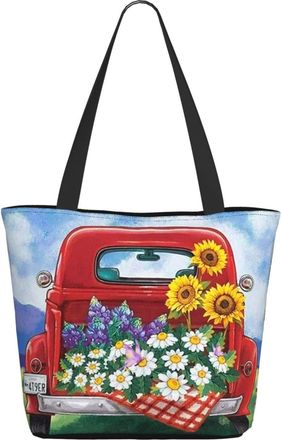 AOOEDM Pretty Flowers Ladies Shopping Bag 13x11x7in.The Perfect ValentineS Day Gift.It Is The Best ValentineS Day Gift For Mom, Daughter, Wife,Etc
