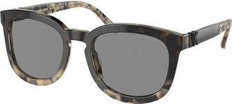 Michael Kors Mens MK2203-39423F-54 MK2203 54 39423F Grand Teton Sunglasses - Brown - One Size