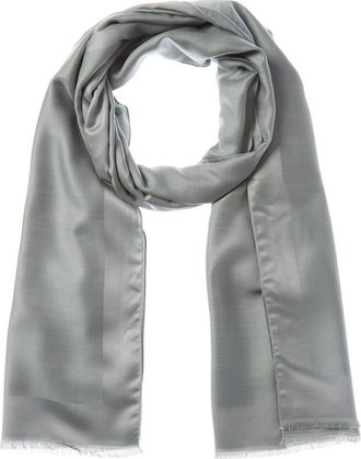 Givenchy 4G Logo Silk & Wool Scarf