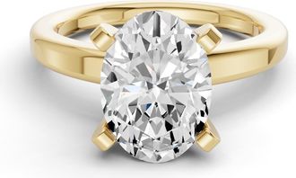 Tilla 0.50CT Oval Cut Lab Grown Diamond Solitaire Ring