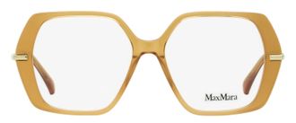 Max Mara MM5175 Geometric Eyeglasses - Brown