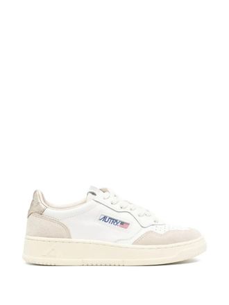 Autry Trainers Leather White Medalist Low Woman Sneakers