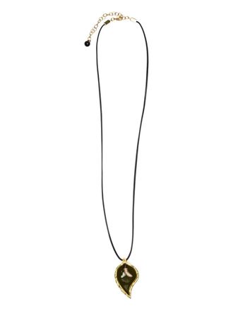 Nina Ricci Calla Flower charm necklace - Gold