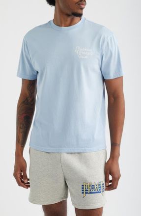 Museum of Peace and Quiet Scribble Cotton Graphic T-Shirt in Baby Blue at Nordstrom, Size Xx-Large