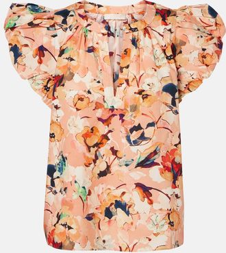 Ulla Johnson Floral cotton top