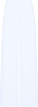 Rosetta Getty wide-leg trousers - women - Cotton/Elastane - M - White