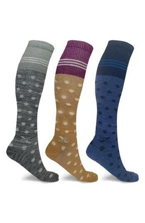 Extreme Fit 3-Pack Knee Length Compression Socks in Mix at Nordstrom Rack, Size Large/x-Large