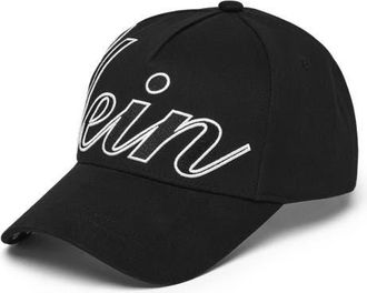 Philipp Plein Baseball Cap Signature Plein Adjustable Strap Unisex in Black at Nordstrom, Size 00