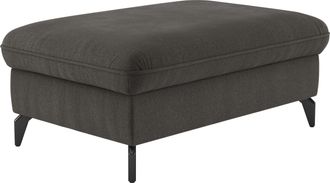 Sit&more Polsterhocker »Leandro« mit schwarzen Metallfüssen