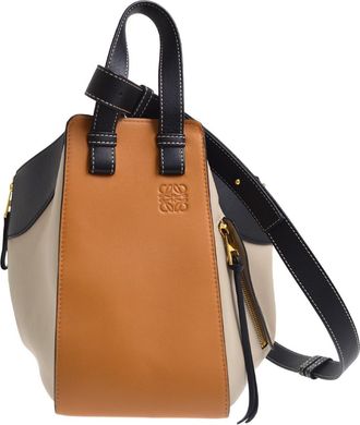Loewe Hammock Leather Brown Leather Handbag (Pre-Owned)