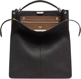 Fendi Peekaboo Iseeu Iconic Twist Lock Tote