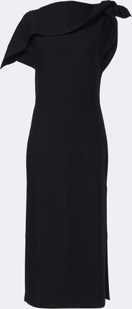 Oscar De La Renta Abito midi in misto lana