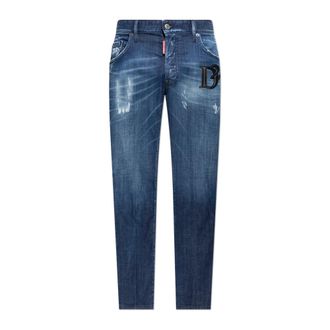 Dsquared2 Skinny Jeans, male, Blue, Size: 2XL Jeans Skater