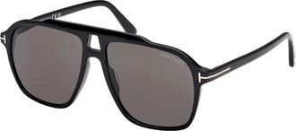Tom Ford Autari Ft 1209/S 01A Zonnebril - unisex - Zonnebrillen - Zwart - 56 MM - Accessoires