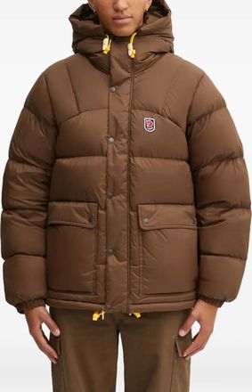 Fjällräven Expedition gewatteerd jack met capuchon - Bruin