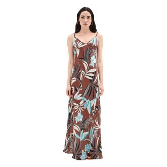 Rinascimento Dames, Jurken, Bruin, Maat: XS