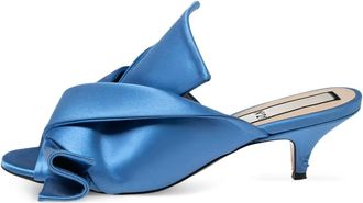 N°21 Sandali in raso Pre-owned 55mm - Blu