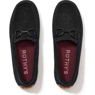 Rothy's The ReVelvet Double Bit Driver in Revelvet Black at Nordstrom, Size 11.5