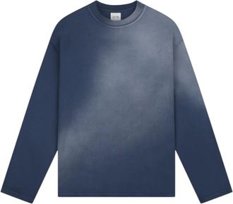 Arte Stencil Sunfade Longsleeve - Heren - Tops - Blauw - Maat: L Katoen