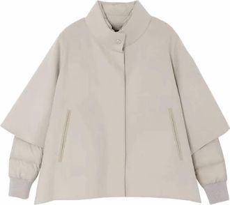 Moorer Womens Resia Hybrid Jacket In Marmo