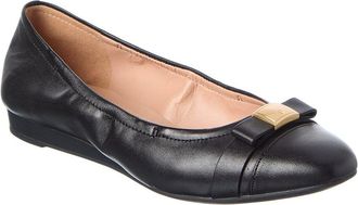 Cole Haan Go-To Tova Bow Leather Ballet Flat