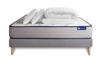Actisom Pack Colch&oacute;n Gris L&aacute;tex Y Espuma Viscoel&aacute;stica 180 X 200