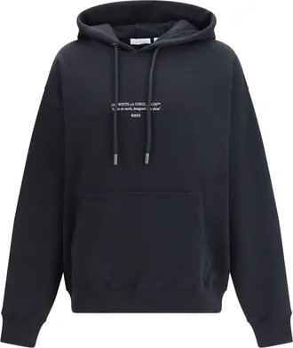 Off-white Mens Hoodie Statement Skate Black Cotton Sweatshirts Sweater