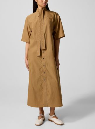 Christophe Lemaire Womens Tie-neck reversible shirtdress