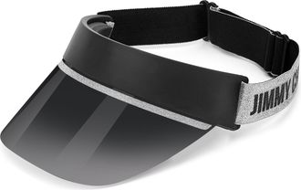 Jimmy Choo London Womens Visor Sunglasses Calix BSC Black/Silver 1mm