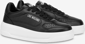 Love Moschino Sneakers in vitello - Nero